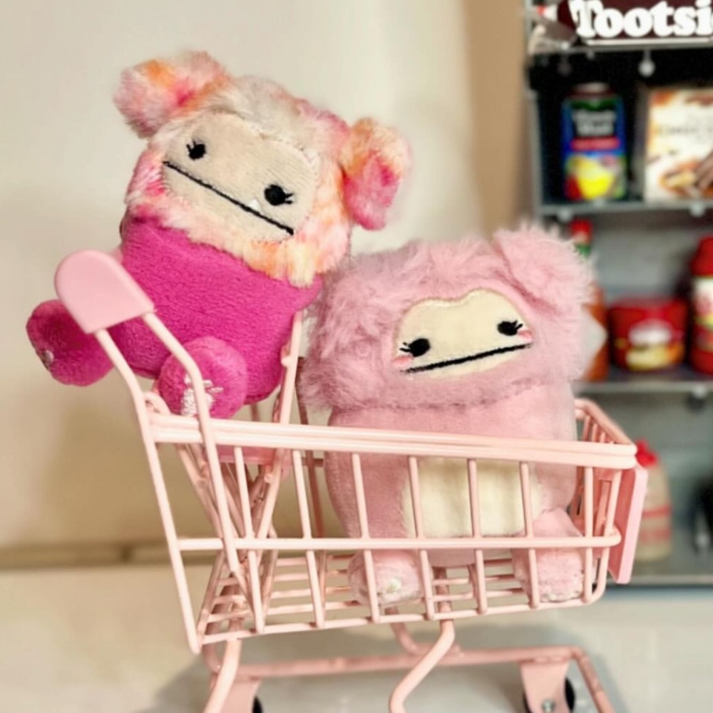 Hailey the Pink BIG FOOT SQUISHVILLE by Squishmallows 3” NWOT 💕🌸💐 - Picture 10 of 16